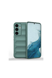 Evi̇mdeyokyok Samsung Galaxy S24 Kılıf Opti̇mum Si̇li̇kon - Koyu Yeşi̇l