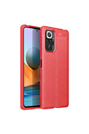 Evi̇mdeyokyok Xi̇aomi̇ Redmi̇ Note 10 Pro Kılıf Auto Focus Kapak - Kırmızı