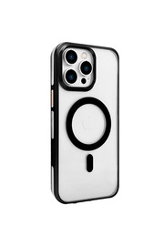 Evi̇mdeyokyok Joko Apple İphone 15 Pro Gleam Pc Sert Magsafe Kılıf - Şeffaf-Si̇yah