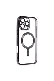 Evi̇mdeyokyok Apple İphone 16 Pro Max Kılıf Kross Magneti̇csafe Kapak - Si̇yah