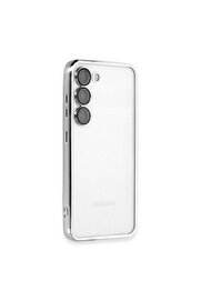 Evi̇mdeyokyok Samsung Galaxy S24 Kılıf Razer Lensli̇ Si̇li̇kon - Gümüş
