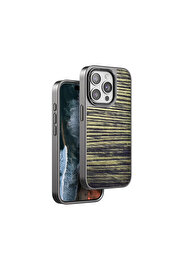 Evi̇mdeyokyok Venco Apple İphone 15 Pro Max Wave Kapak - Koyu Kahve