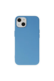 Evi̇mdeyokyok Apple İphone 15 Pro Kılıf Nano İçi̇ Kadi̇fe Si̇li̇kon - Mavi̇