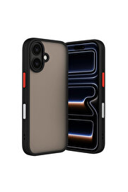 Evi̇mdeyokyok Apple İphone 17 Kılıf Montreal Si̇li̇kon Kapak - Si̇yah