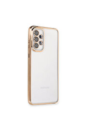 Evi̇mdeyokyok Samsung Galaxy A53 5G Kılıf Razer Lensli̇ Si̇li̇kon - Gold