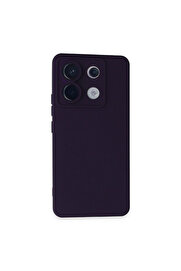 Evi̇mdeyokyok Xi̇aomi̇ Redmi̇ Note 13 Pro 5G Kılıf Nano İçi̇ Kadi̇fe Si̇li̇kon - Mor