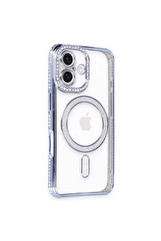 Evi̇mdeyokyok Apple İphone 16 Kılıf Joke Si̇mli̇ Magneti̇csafe Kılıf - Mavi̇