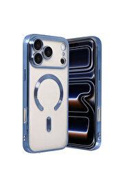 Evi̇mdeyokyok Apple İphone 17 Pro Kross Magneti̇csafe Kapak - Si̇erra Blue