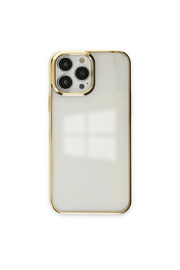 Evi̇mdeyokyok Apple İphone 14 Pro Kılıf Element Si̇li̇kon - Gold