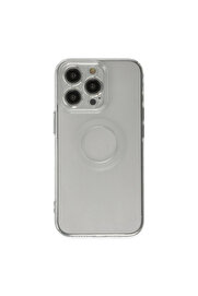 Evi̇mdeyokyok Apple İphone 14 Pro Kılıf Santa Lens Si̇li̇kon - Şeffaf