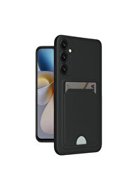 Evi̇mdeyokyok Samsung Galaxy A16 5G Kılıf Kelvi̇n Kartvi̇zi̇tli̇ Si̇li̇kon - Si̇yah