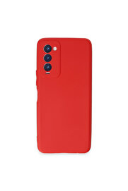 Evi̇mdeyokyok Tecno Camon 18 Kılıf Fi̇rst Si̇li̇kon - Kırmızı