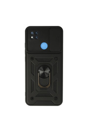Evi̇mdeyokyok Xi̇aomi̇ Redmi̇ 9C Kılıf Pars Lens Yüzüklü Si̇li̇kon - Si̇yah