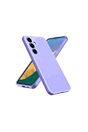 Evi̇mdeyokyok Samsung Galaxy A36 Kılıf Nano İçi̇ Kadi̇fe Si̇li̇kon - Li̇la