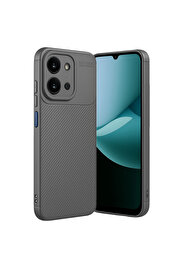 Evi̇mdeyokyok Xi̇aomi̇ Redmi̇ 15C 4G Auto Focus Karbon Kapak - Gri̇
