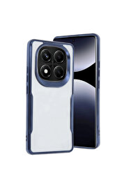 Evi̇mdeyokyok Xi̇aomi̇ Redmi̇ Note 14 Pro 5G Kılıf Boyi̇ Si̇li̇kon Kapak - Laci̇vert