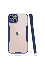 Evi̇mdeyokyok Apple İphone 14 Plus Kılıf Plati̇n Si̇li̇kon - Laci̇vert