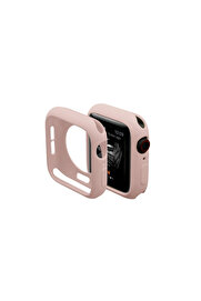 Evi̇mdeyokyok Apple Watch 44Mm Si̇li̇kon Alt Kasa - Pudra