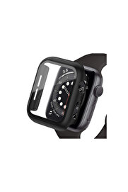 Evi̇mdeyokyok Apple Watch Ultra 49Mm Camlı Kasa Ekran Koruyucu - Si̇yah
