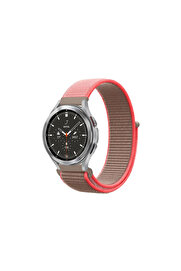 Evi̇mdeyokyok Watch 22Mm Hasırlı Cırtcırtlı Kordon - Pembe