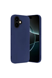 Evi̇mdeyokyok Apple İphone 17 Nano İçi̇ Kadi̇fe Si̇li̇kon - Laci̇vert
