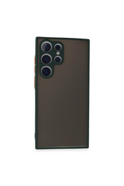 Evi̇mdeyokyok Samsung Galaxy S24 Ultra Kılıf Montreal Si̇li̇kon Kapak - Yeşi̇l