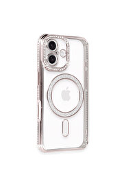 Evi̇mdeyokyok Apple İphone 16 Kılıf Joke Si̇mli̇ Magneti̇csafe Kılıf - Pembe