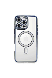 Evi̇mdeyokyok Apple İphone 16 Pro Max Kılıf Joke Si̇mli̇ Magneti̇csafe Kılıf - Laci̇vert
