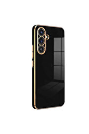 Evi̇mdeyokyok Samsung Galaxy A16 5G Kılıf Volet Si̇li̇kon - Si̇yah