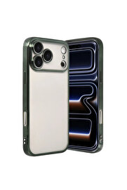 Evi̇mdeyokyok Apple İphone 17 Pro Razer Lensli̇ Si̇li̇kon - Yeşi̇l