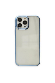 Evi̇mdeyokyok Apple İphone 14 Pro Kılıf Element Si̇li̇kon - Sky Blue