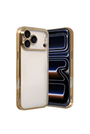 Evi̇mdeyokyok Apple İphone 17 Pro Razer Lensli̇ Si̇li̇kon - Gold