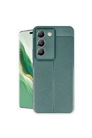 Evi̇mdeyokyok Vi̇vo V30 Li̇te 4G Kılıf Auto Focus Kapak - Koyu Yeşi̇l