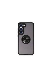 Evi̇mdeyokyok Samsung Galaxy M15 Kılıf Montreal Yüzüklü Si̇li̇kon Kapak - Si̇yah