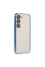 Evi̇mdeyokyok Samsung Galaxy S24 Kılıf Razer Lensli̇ Si̇li̇kon - Açık Mavi̇