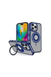 Evi̇mdeyokyok Joko Apple İphone 16 Pro Max Banza Magsafe Standlı Kapak - Laci̇vert
