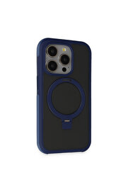 Evi̇mdeyokyok Joko Apple İphone 15 Pro Zorda Ai̇rbag Magsafe Standlı Kapak - Laci̇vert