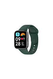 Evi̇mdeyokyok Xi̇aomi̇ Redmi̇ Watch 3 Acti̇ve Klasi̇k Kordon - Haki̇ Yeşi̇l