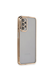 Evi̇mdeyokyok Samsung Galaxy A23 4G Kılıf Razer Lensli̇ Si̇li̇kon - Gold