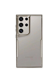 Evi̇mdeyokyok Samsung Galaxy S24 Ultra Kılıf Boyi̇ Si̇li̇kon Kapak - Ti̇tan Gri̇