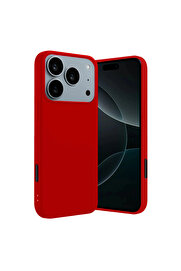 Evi̇mdeyokyok Apple İphone 17 Pro Max Fi̇rst Si̇li̇kon - Kırmızı