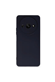 Evi̇mdeyokyok Xi̇aomi̇ Redmi̇ A3 4G Kılıf Nano İçi̇ Kadi̇fe Si̇li̇kon - Laci̇vert