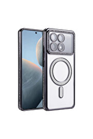 Evi̇mdeyokyok Xi̇aomi̇ Poco X6 Pro Joke Si̇mli̇ Magneti̇csafe Kılıf - Si̇yah