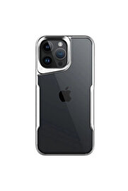 Evi̇mdeyokyok Apple İphone 14 Pro Max Kılıf Boyi̇ Si̇li̇kon Kapak - Gümüş
