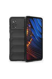 Evi̇mdeyokyok Xi̇aomi̇ Poco X4 Pro 5G Kılıf Opti̇mum Si̇li̇kon - Si̇yah