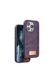 Evi̇mdeyokyok Onegi̇f Apple İphone 14 Pro Bri̇ght Si̇mli̇ Kapak - Deri̇n Mor