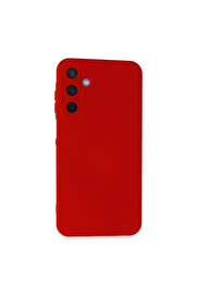 Evi̇mdeyokyok Samsung Galaxy A55 5G Kılıf Nano İçi̇ Kadi̇fe Si̇li̇kon - Kırmızı