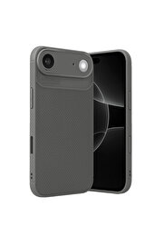 Evi̇mdeyokyok Apple İphone 17 Ai̇r Auto Focus Karbon Kapak - Gri̇