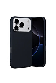 Evi̇mdeyokyok Apple İphone 17 Pro Max Nano İçi̇ Kadi̇fe Si̇li̇kon - Si̇yah