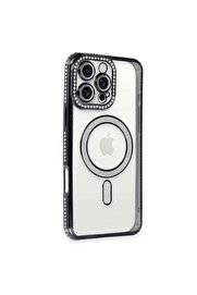 Evi̇mdeyokyok Apple İphone 16 Pro Kılıf Joke Si̇mli̇ Magneti̇csafe Kılıf - Si̇yah